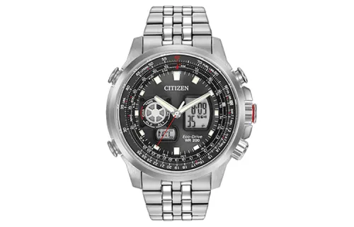 CITIZEN Promaster Collection 200m Waterproof Light Powered Quartz Movement Stainless Steel Strap