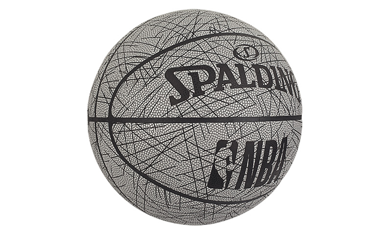 SPALDING Reflective Collection Pu Basketball Gray Size 7 Training Unisex