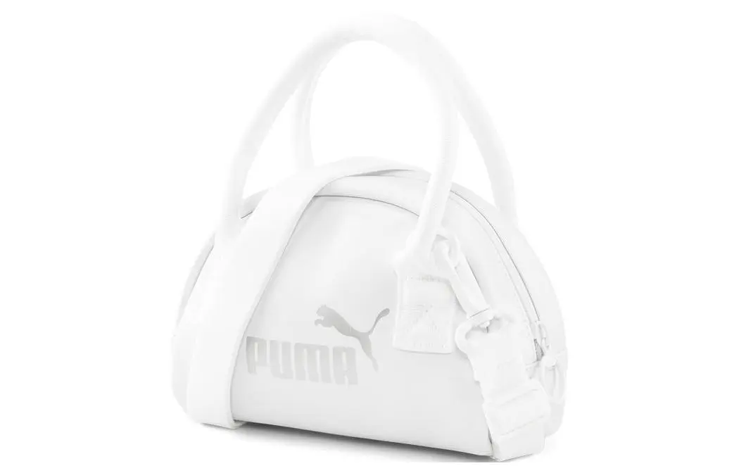 PUMA Polyurethane Shoulder Bag, Crossbody Bag, Handbag Mini Women's White