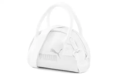 PUMA Polyurethane Shoulder Bag, Crossbody Bag, Handbag Mini Women's White