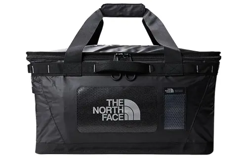 THE NORTH FACE 65L Portable Outdoor Bag Recycled Polyester Black Unisex