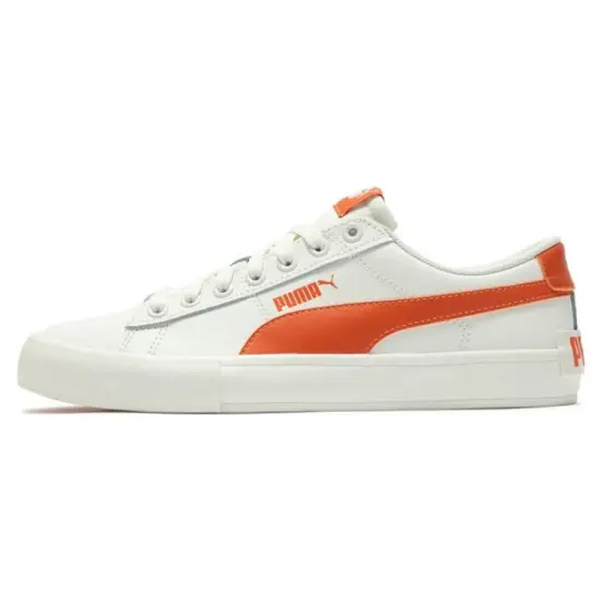 PUMA Bari Casual Skateboarding Shoes Unisex Low-top White/orange