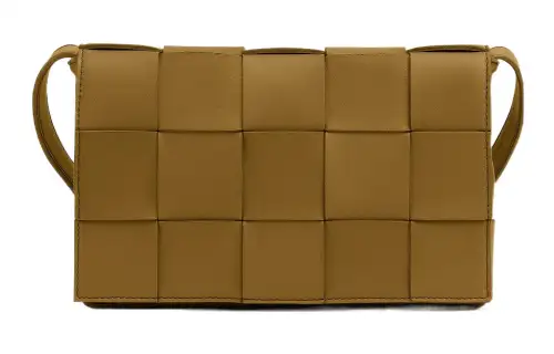 Bottega Veneta CASSETTE Sheepskin Tofu Bag, Handheld Crossbody Bag, Shoulder Bag Medium Women's Acorn