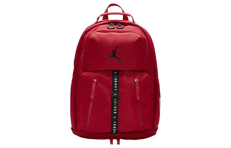 Jordan Athleisure Polyester Backpack Unisex Red