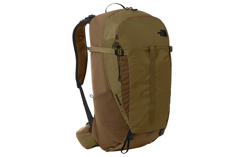 THE NORTH FACE Basin 36L Backpack Double Shoulder Outdoor Bag Nylon Khaki Unisex