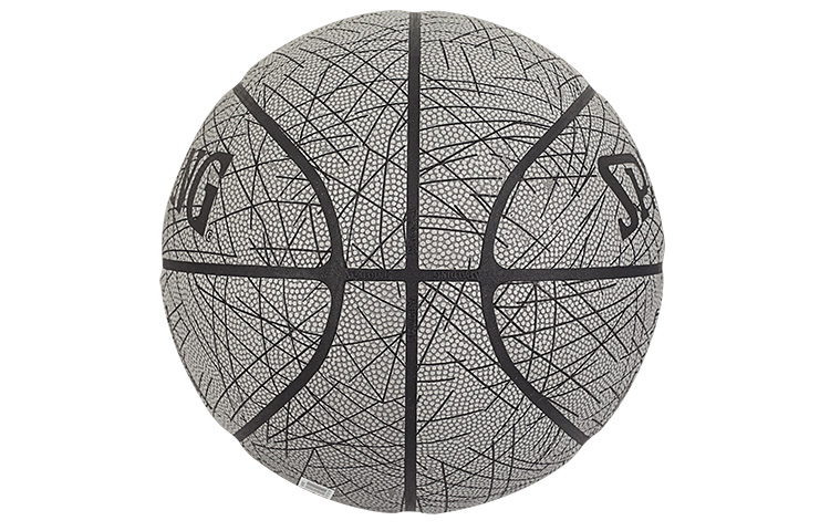 SPALDING Reflective Collection Pu Basketball Gray Size 7 Training Unisex