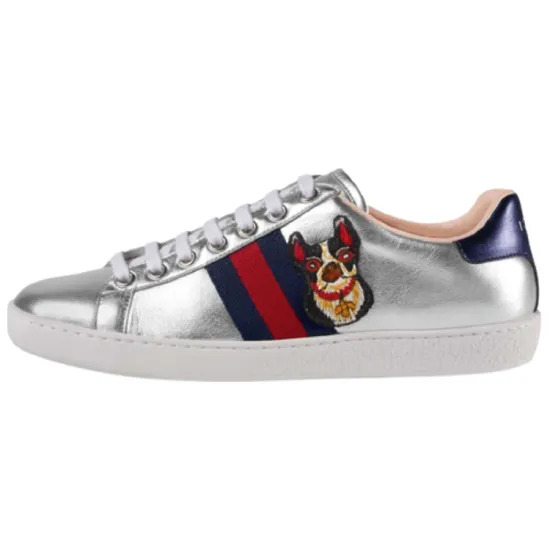 GUCCI Ace Year Of The Dog Silver Women's