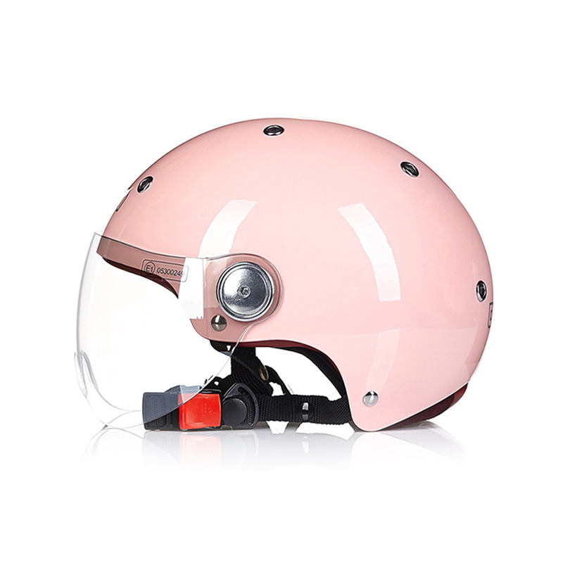 BEON CCC Half Helmet ABS Single Lens Unisex Commute Travel Motorcycle Helmets