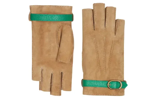 GUCCI Knit Gloves Men's Umber