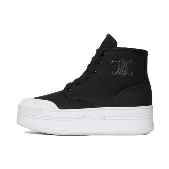 CELINE Stylish Skateboarding Shoes Women's Black