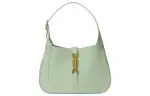 GUCCI Jackie 1961 Leather Crescent Shoulder Bag Shoulder Bag Women's Light Green