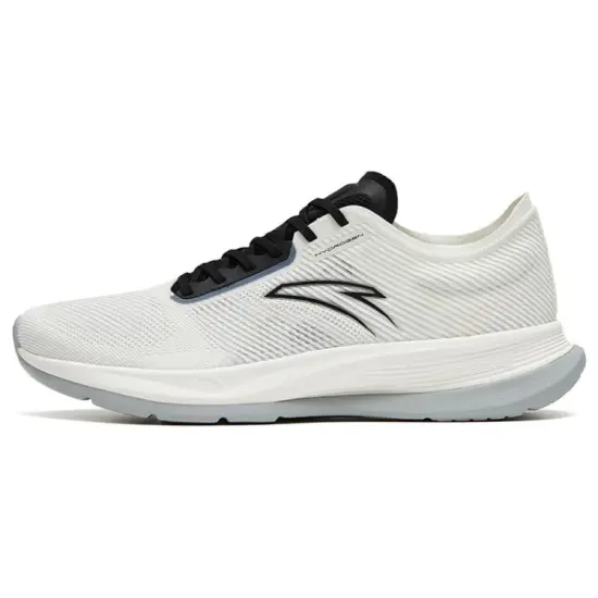 Anta Hydrogen Run V Anti-Slip Wear-Resistant Low-Top Running Shoes White Gray