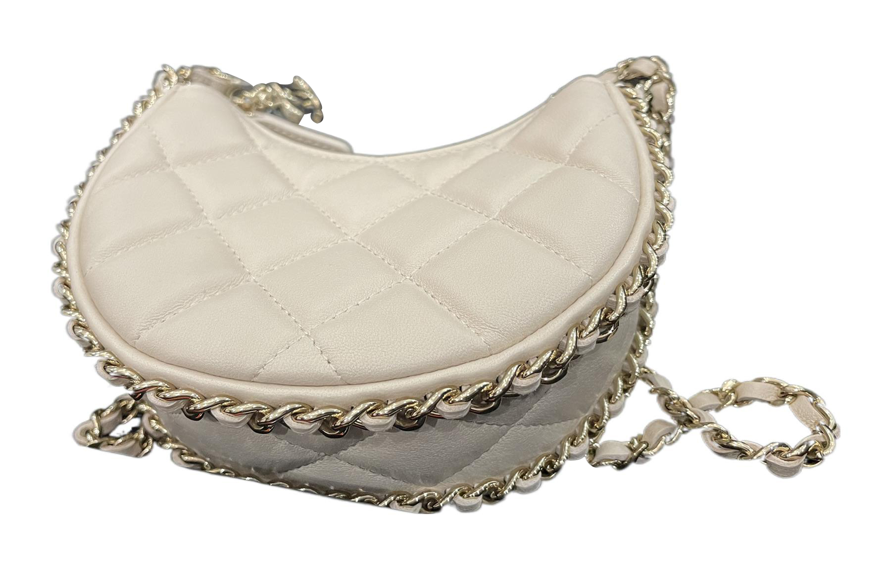 Женская сумка Chanel 23P (белая) — фото 2