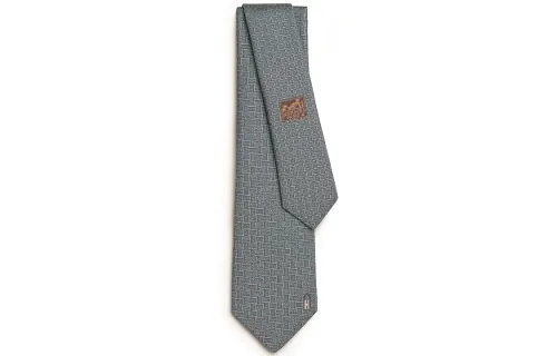 HERMES Tie 7 Ties Men's Gray