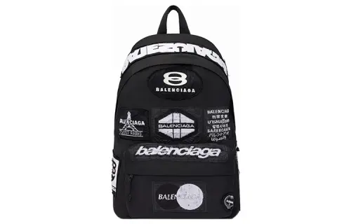 Balenciaga Explorer Polyamide Backpack Men's Black White