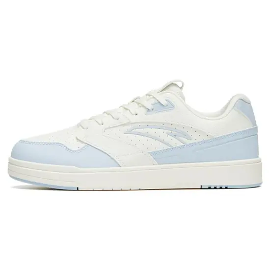 ANTA Life Collection Skateboard Shoes Women's Low-Top White Blue