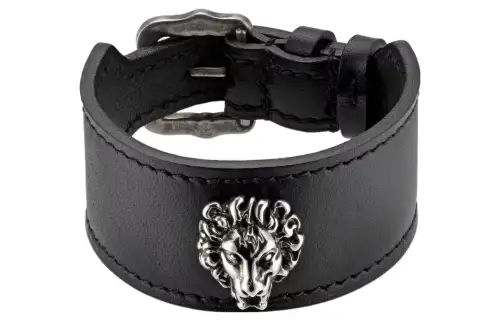 GUCCI Metal Wristbands Unisex Black