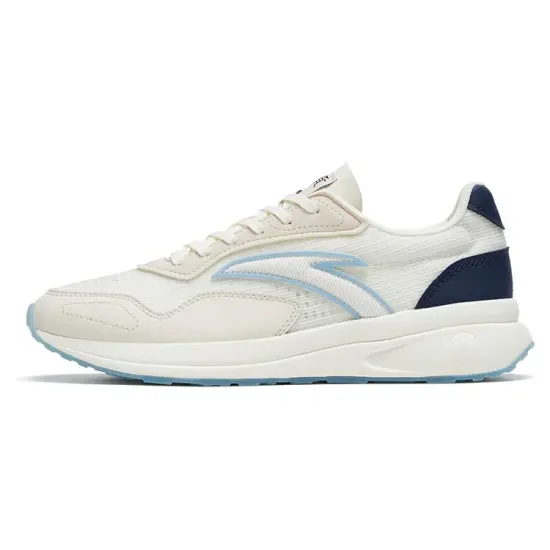 Anta Life Collection Durable Breathable Low-Top Sports Casual Shoes Women's White Gray Blue