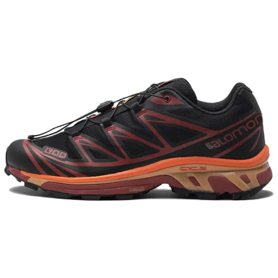 SALOMON XT-6 Chocolate Plum Vibrant Orange