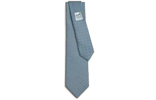 HERMES Twillbi Tie Men's Dark Gray