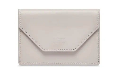 Balenciaga Calfskin Wallet Mini Women's White