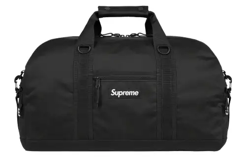 Supreme Nylon Luggage Bag, Shoulder Bag, Crossbody Bag, Handbag Regular Unisex Black