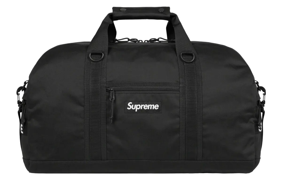 Supreme Nylon Luggage Bag, Shoulder Bag, Crossbody Bag, Handbag Regular Unisex Black