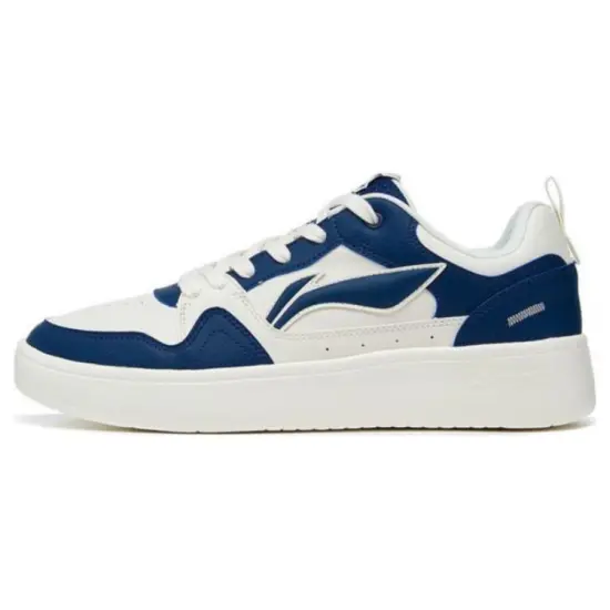 LINING Line 2.0 At The Beginning Skateboard Shoes Men Low-Top Dark Navy Blue/Ecru