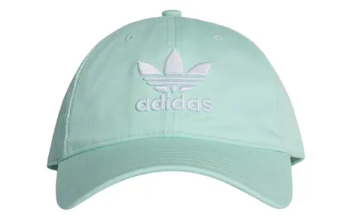 Adidas Originals Cotton Baseball Caps Unisex Mint Green