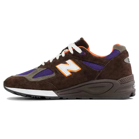 New Balance 990v2 MiUSA Brown Purple