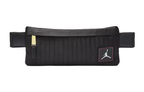 Jordan Adjustable Strap Polyester Fanny Pack, Sling Bag, Shoulder Bag, Crossbody Bag Women's Black