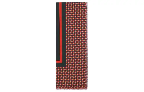 GUCCI Knit Scarves Men's Red