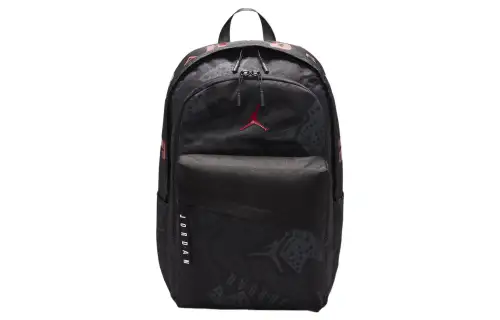 Jordan Polyester Backpack Regular Unisex Black