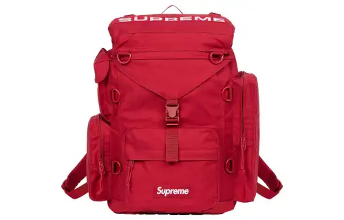 Supreme Nylon Backpack Unisex Red
