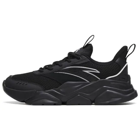 ANTA Life Collection Casual Shoes Women's Low-Top Black Silver