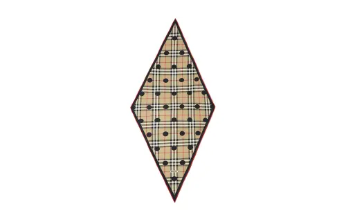 Burberry Silk Scarf Women's Beige