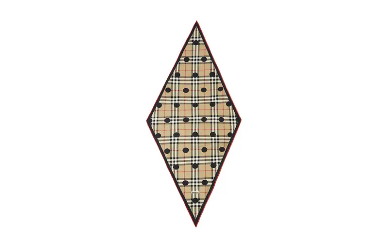 Burberry Silk Scarf Women's Beige