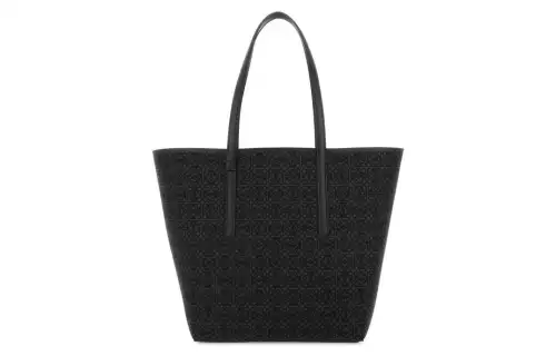 LOEWE Fabric Tote Bag, Shopping Bag, Shoulder Bag, Handbag Men's Black