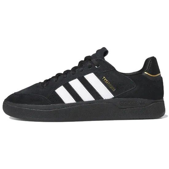 Adidas Tyshawn Low 'Black White Gold Suede'