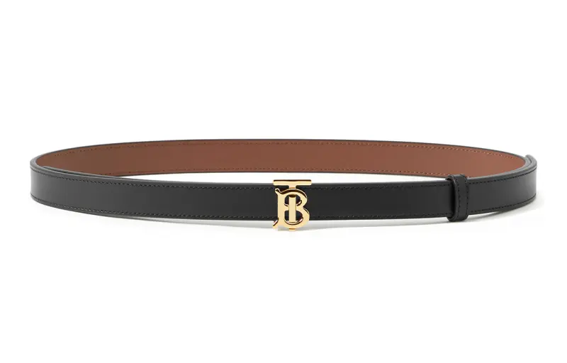 【Previous Season】reversible logo-buckle leather belt