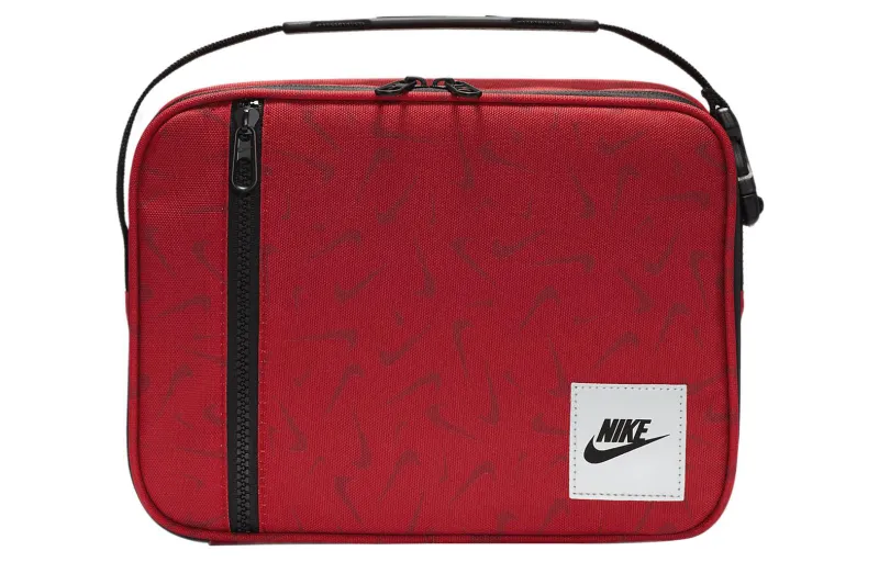 Nike Polyester Gym Bag Handbag Unisex Red