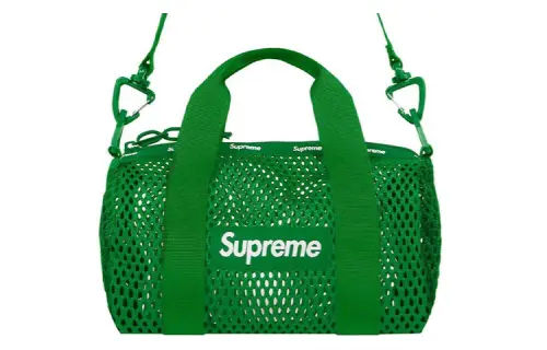 Supreme Mesh Nylon Luggage Bag, Handbag, Shoulder Bag, Crossbody Bag Mini Unisex Green