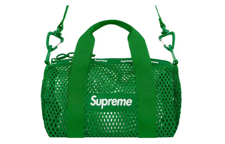 Supreme Mesh Nylon Luggage Bag, Handbag, Shoulder Bag, Crossbody Bag Mini Unisex Green