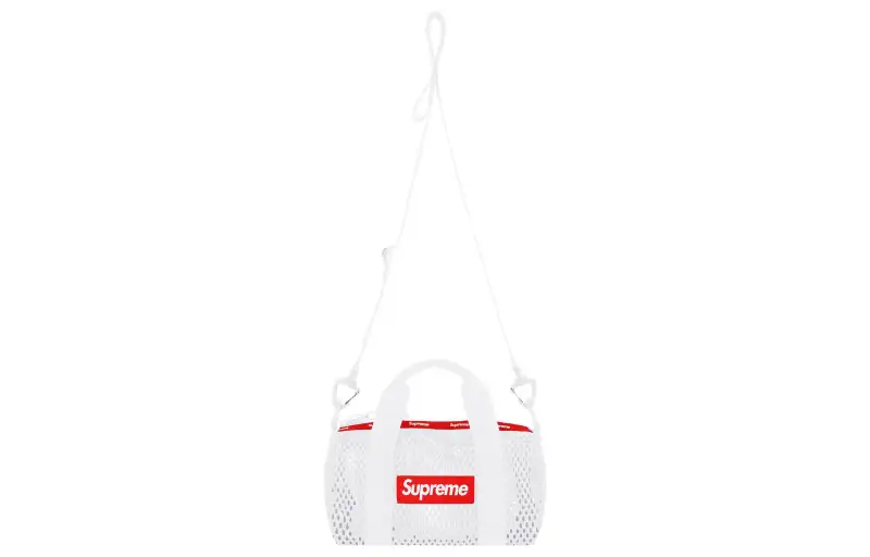 Supreme Nylon Shoulder Bag, Crossbody Bag Mini Unisex White