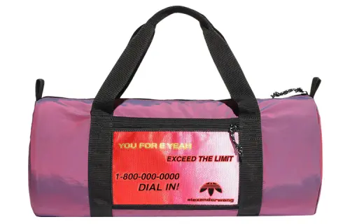 Adidas Originals Alexander Wang Collaboration Fabric Shoulder Bag, Crossbody Bag, Handbag Unisex Purple