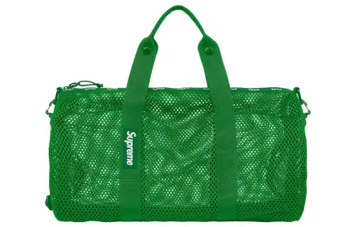 Supreme Polyethylene Luggage Bag Handbag Unisex Green