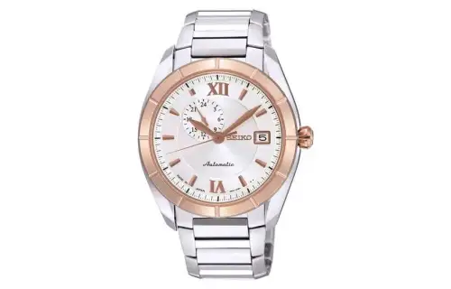 SEIKO Presage Automatic Mechanical Movement Stainless Steel Strap Watch Men's Watches White Dial
