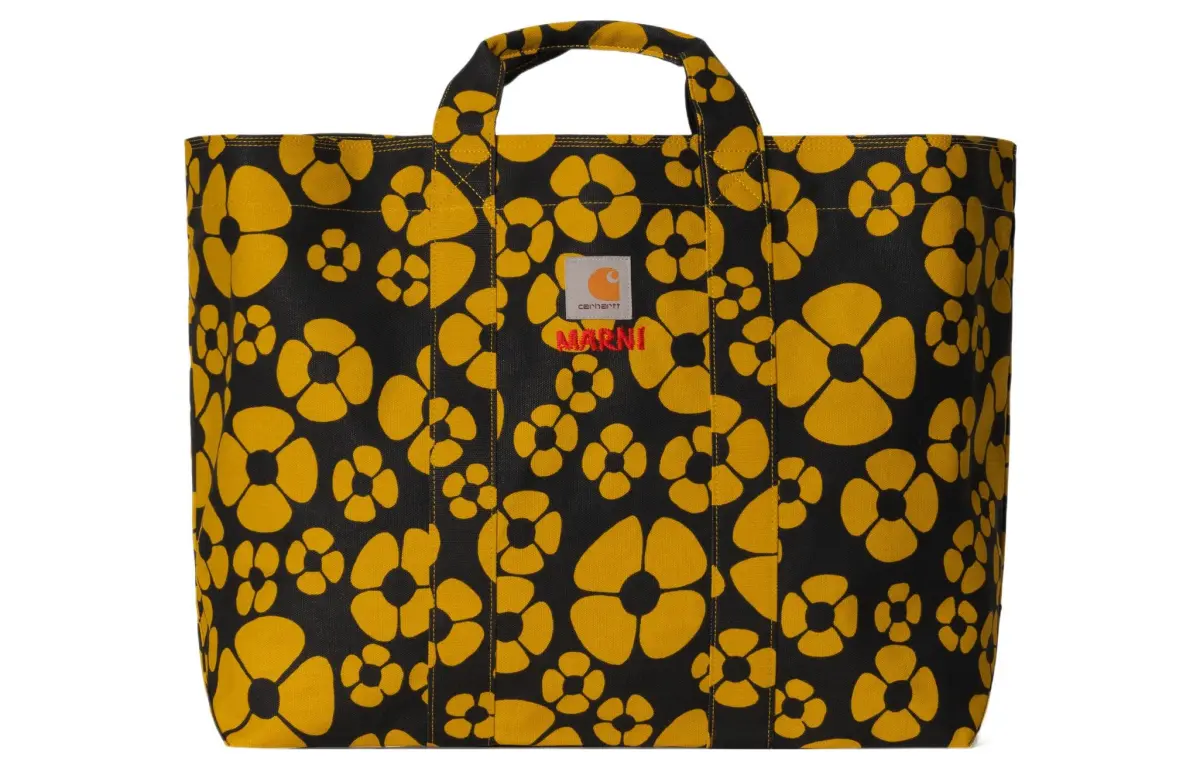 MARNI X Carhartt WIP Handbags Black Yellow Multicolor