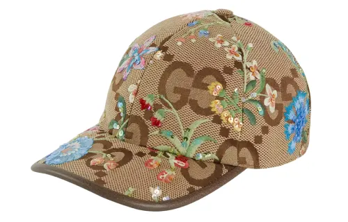 GUCCI Jumbo GG Cotton Baseball Caps Women's
