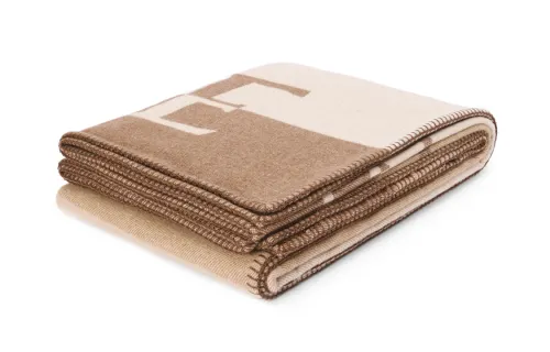 LOEWE Knit Scarves Women's Light Umber